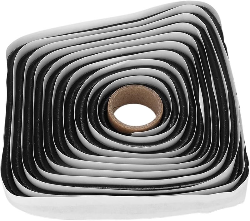 شريط مانع للتسرب من مادة البوتيل المطاطي الأسود لإطارات مصابيح السيارات وأبواب الزجاج الأمامي لمقاومة العوامل الجوية - Image 2