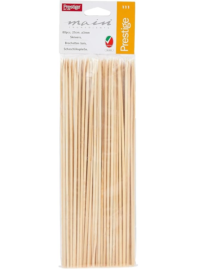 Prestige Wooden Skewers Beige Pr111  - Image 1