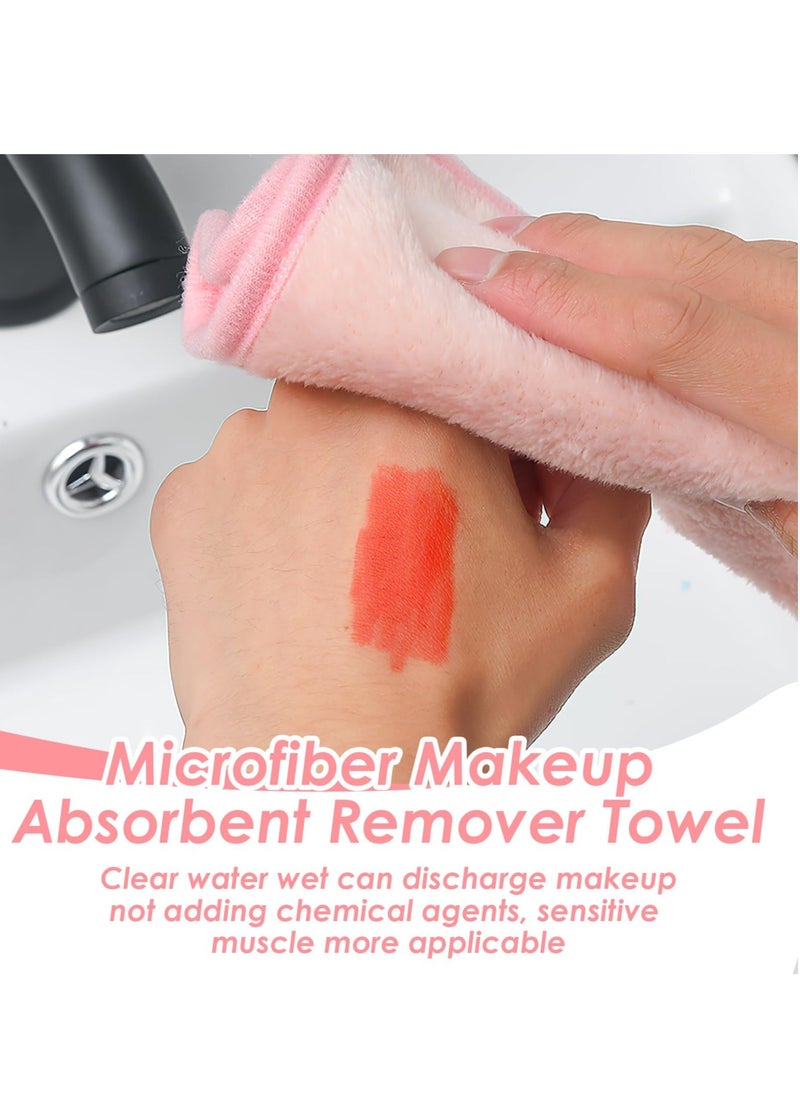 Generic - Makeup Remover Cloths Microfiber Reusable Fast Drying Washcloth, Makeup Remove Face Towels for Women (5 Pcs) - Image 1