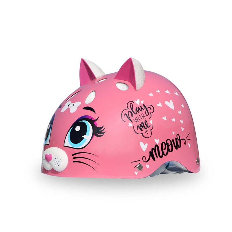 STREETJAM Street Jam Kitty-Cat Kids' Helmet (S, 52-54 cm, Pink) - Image 2