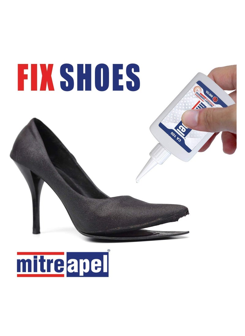mitreapel - Mitreapel Super Ca Glue (3.5 Oz.) with Spray Adhesive Activator (13.5 Fl Oz.) - Cyanoacrylate Glue for Crafting and Building|1 Pack - Image 1