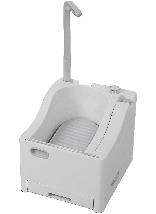SAFENHAND Wudu Foot Washer, Automatic, Muslim Prayer Basin, Water Saving, Pedal Type Outlet, Quick Installation, Wide Range Applications  - Image 1