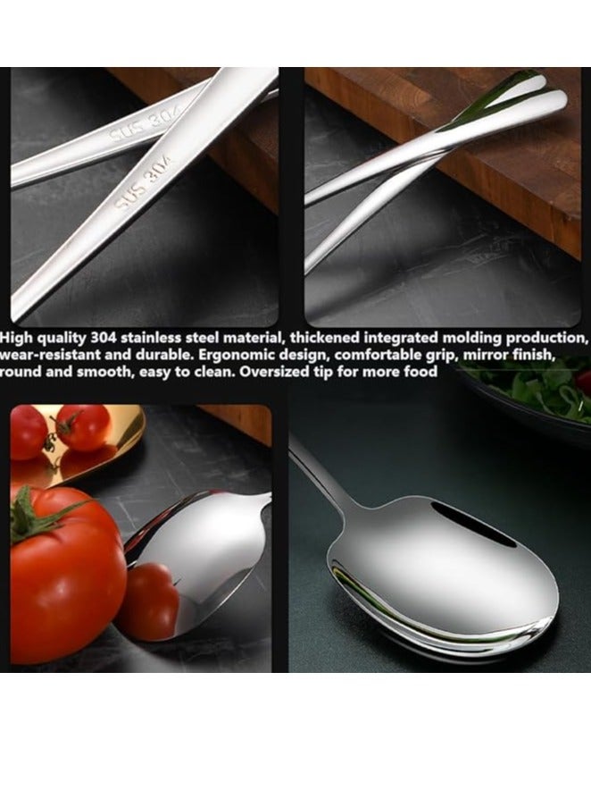 Rattleware 8.3” Ultimate Foam Spoon - Heavy-Duty Stainless Steel, Barista-Approved Design for Perfect Latte Foam Control & Scooping - Image 3