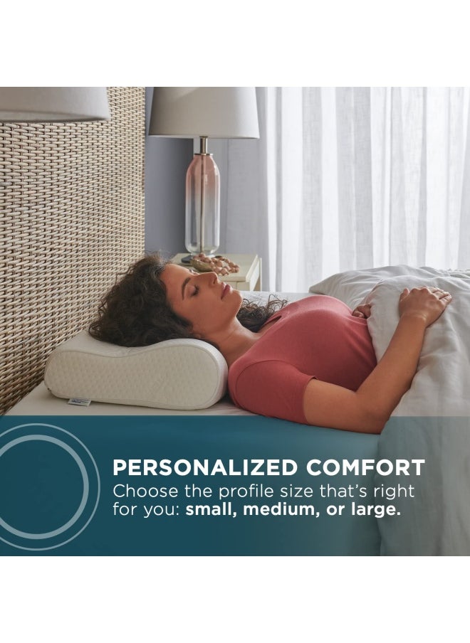 Tempur-Pedic - Tempur Pedic Tempur Neck Pillow Small Profile White - Image 1