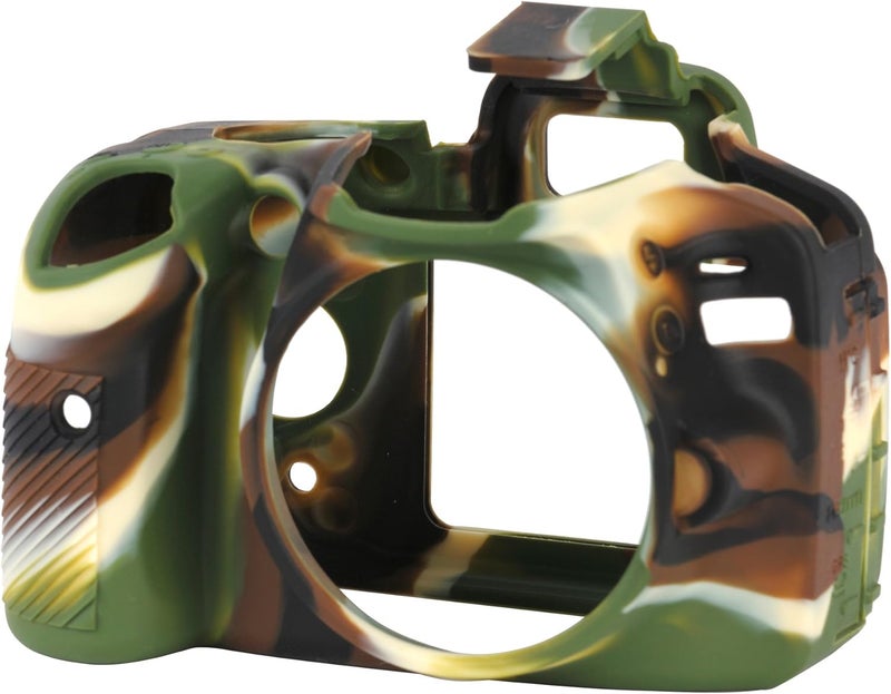 easyCover Silicone Camera Case with Camouflage Pattern for Nikon D3200 - Image 1