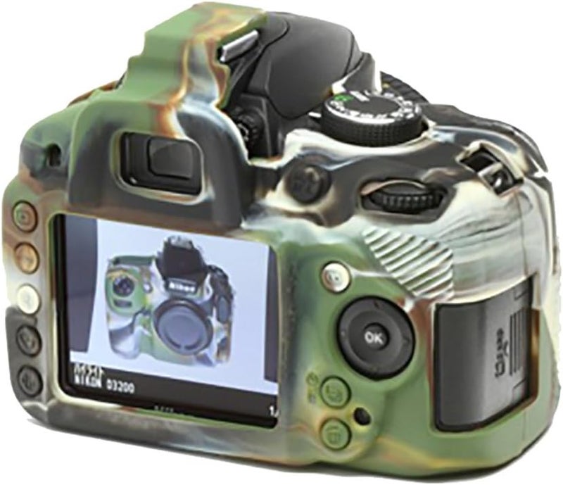 easyCover Silicone Camera Case with Camouflage Pattern for Nikon D3200 - Image 3