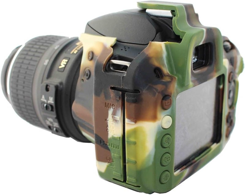 easyCover Silicone Camera Case with Camouflage Pattern for Nikon D3200 - Image 4