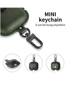 BORTONY PU Leather Case Compatible with Apple Airpods 3rd Generation Charging Cover With Carabiner  - Image 4