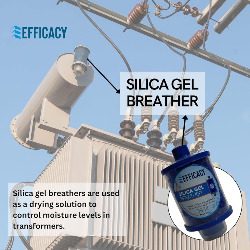 Efficacy Crystal Blue Silica Gel BreatherTransformer Breather Full PVC Body Size 250 Gram Dia 127 05 inch 1 Pc - Image 3