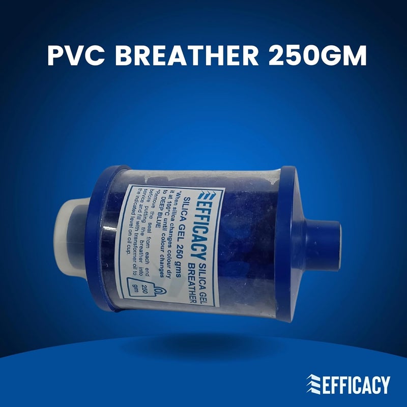 Efficacy Crystal Blue Silica Gel BreatherTransformer Breather Full PVC Body Size 250 Gram Dia 127 05 inch 1 Pc - Image 2