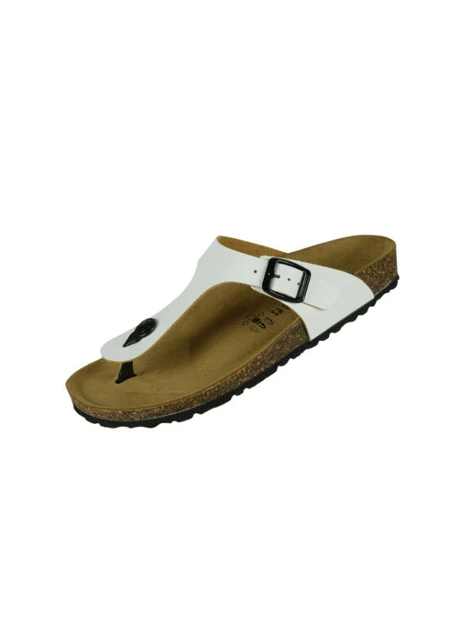 بيوتشيك Biochic Mens Slim Thong Sandals 012-387 1830PR-White