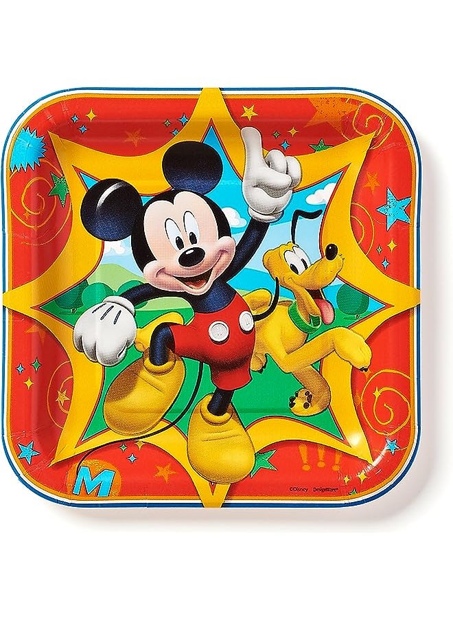 American Greetings - Mouse Clubhouse Party Supplies, Disposable Paper Dessert Plates, 8-Count - Image 1