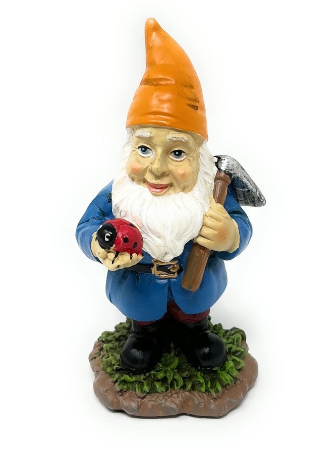 Nature's Mark 4 Gardener Gnomes Set Resin Statue Figurine Home Decorative Accent Statue Décor (4" H) - Image 2