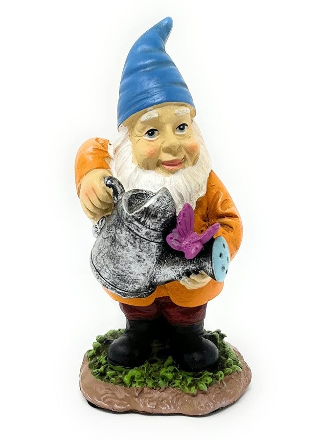 Nature's Mark 4 Gardener Gnomes Set Resin Statue Figurine Home Decorative Accent Statue Décor (4" H) - Image 4