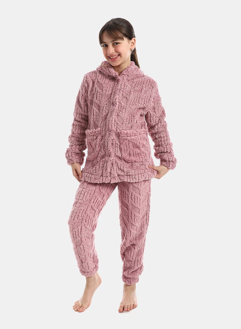 Andora Hooded Neck With Long Sleeve Pajama - Image 1