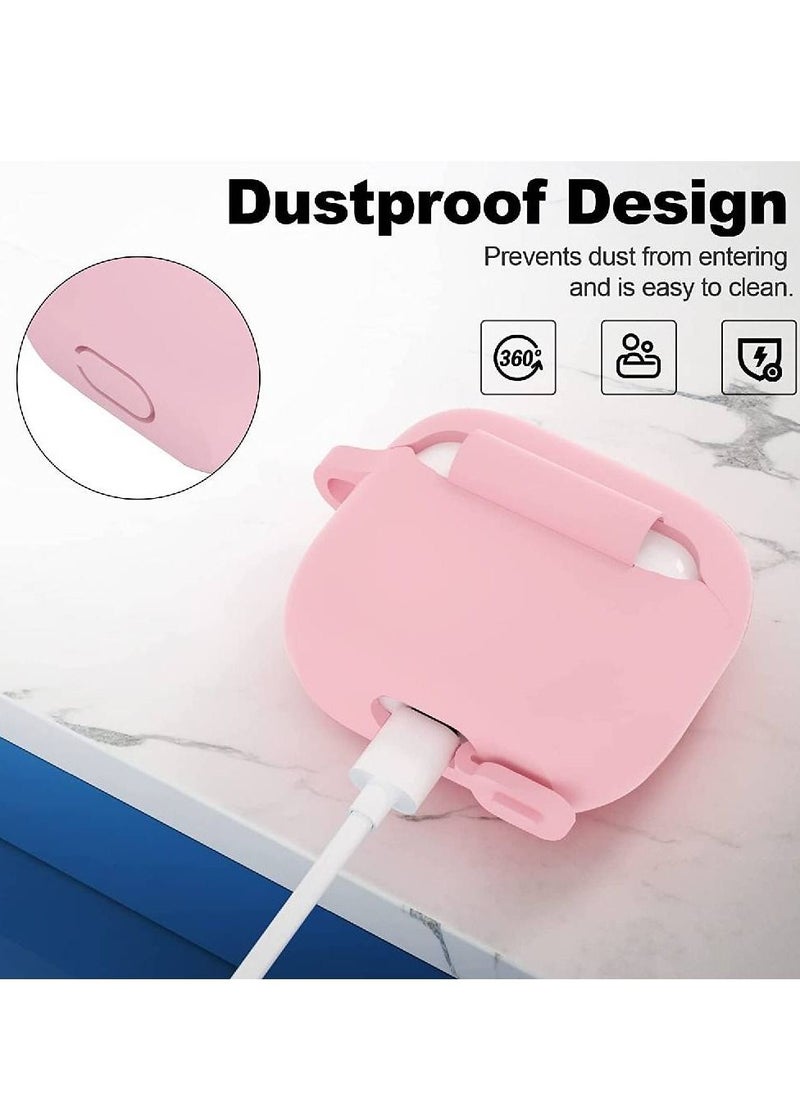 Generic - AirPods 3 Protective Silicone Cover Case Pink - Image 1