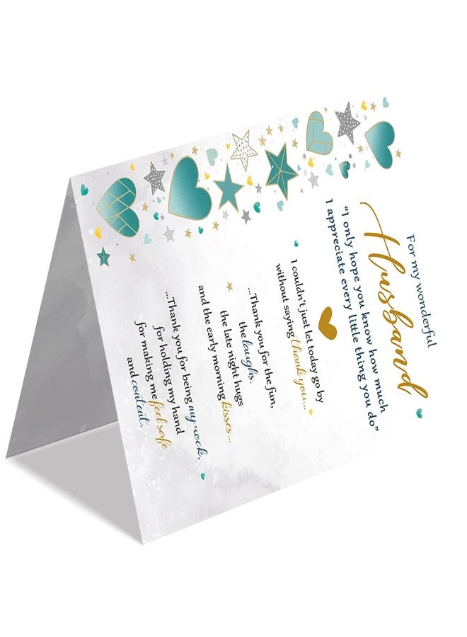 Beixian Husband Birthday Card, Romantic Birthday Card Gifts for Husband from Wife-8x5.3 Inches, Double-Sided - Image 5