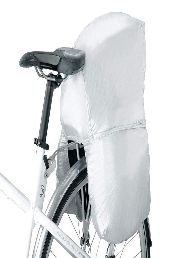 توبيك حقيبة Topeak MTX Trunk Bag EXP & DXP للدراجات الهوائية، غطاء واقٍ من المطر، فضي، 4.5 سم × 25.15 سم × 10.67 سم - Image 4