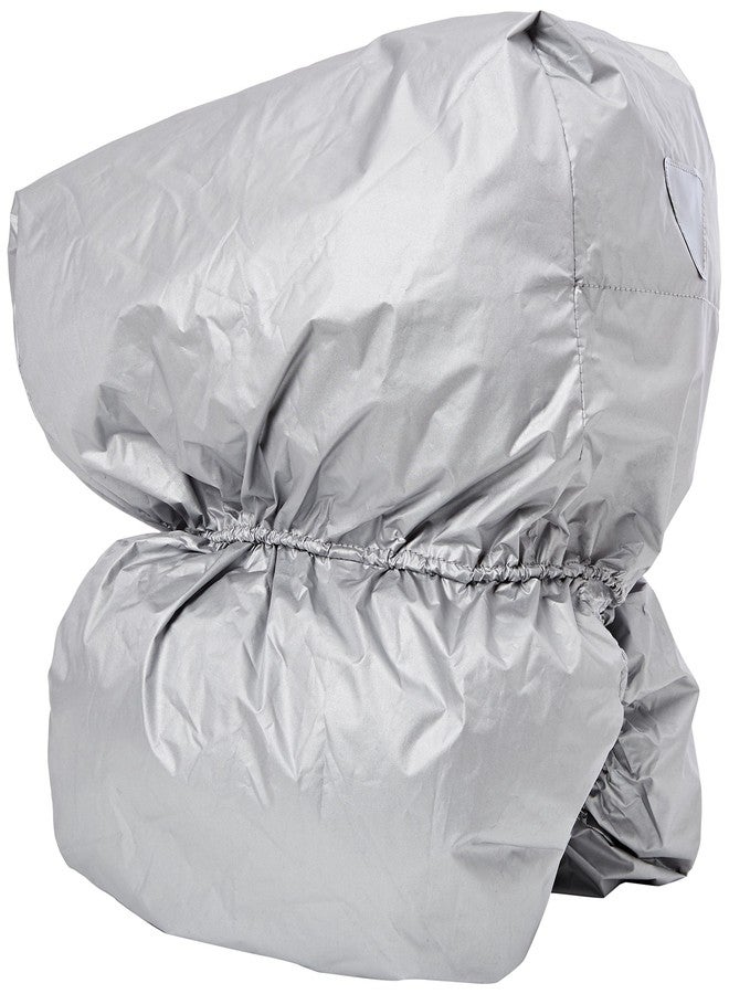 توبيك حقيبة Topeak MTX Trunk Bag EXP & DXP للدراجات الهوائية، غطاء واقٍ من المطر، فضي، 4.5 سم × 25.15 سم × 10.67 سم - Image 1
