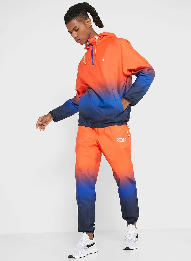 POLO RALPH LAUREN Logo Ombré Pullover Jacket