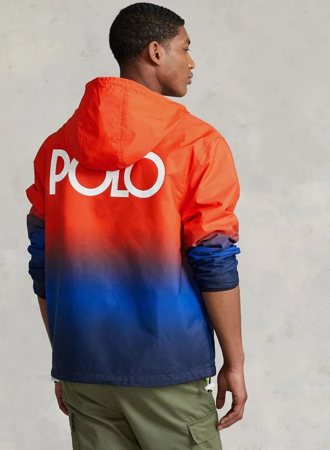 POLO RALPH LAUREN Logo Ombré Pullover Jacket