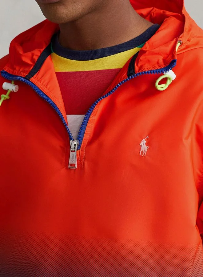 POLO RALPH LAUREN Logo Ombré Pullover Jacket
