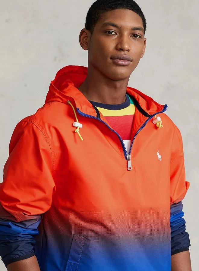 POLO RALPH LAUREN Logo Ombré Pullover Jacket
