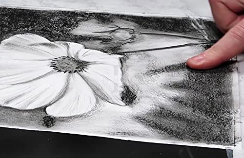 K KIRATIVEYOU K KIRATIVEYOU Woodless Charcoal Pencils Pack of 3 Medium for Fine and Crisp Detailed Sketching, Drawing, Shading, Perfect for Beginners, Professionals and Artists (White)  - Image 2
