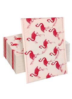SYOSI Poly Bubble Mailers Self Seal Padded Envelopes Waterproof Thicken Envelopes Pack of 25, 10x 13 Inch Pink Flamingo  - Image 1