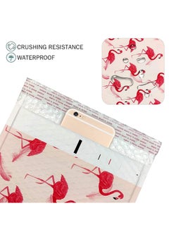 SYOSI Poly Bubble Mailers Self Seal Padded Envelopes Waterproof Thicken Envelopes Pack of 25, 10x 13 Inch Pink Flamingo  - Image 4