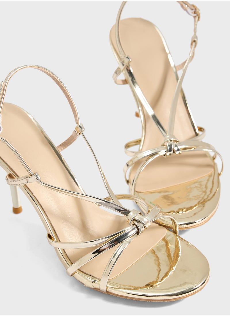 Ella Limited Edition Sling Back Metallic Sandal  - Image 4