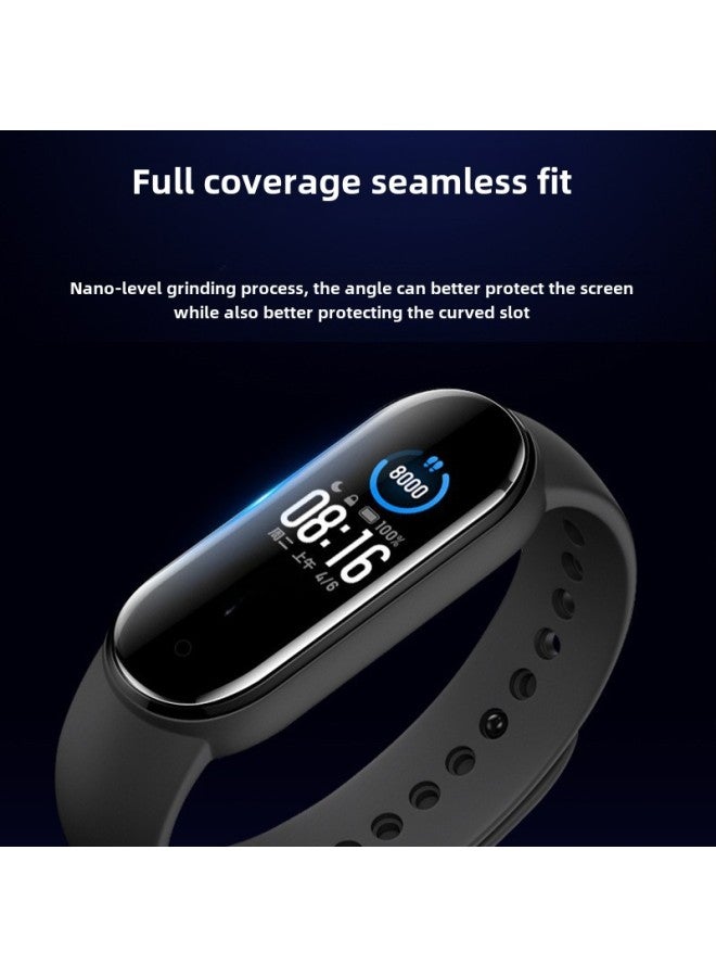 For Millet Bracelet 9Pro Protective Film M7 Hydraulic Film HD SmartBand6 Film Full Screen Curved Surface Soft-Color:3D Composite Film (1 Piece Set)-Dimensions:Mi Band 8pro  - Image 3