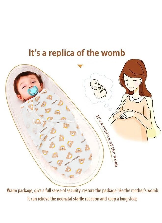Baby Swaddle Sleep Sack with Hat Set