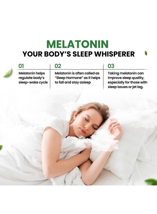 Himalayan organics ميلاتونين فلافدو من هيمالايا العضوية 10 ملغ لدورة نوم صحية | يساعد في تخفيف التوتر والقلق | تحسين التركيز | غير مسبب للإدمان (120 قرص)  - Image 4