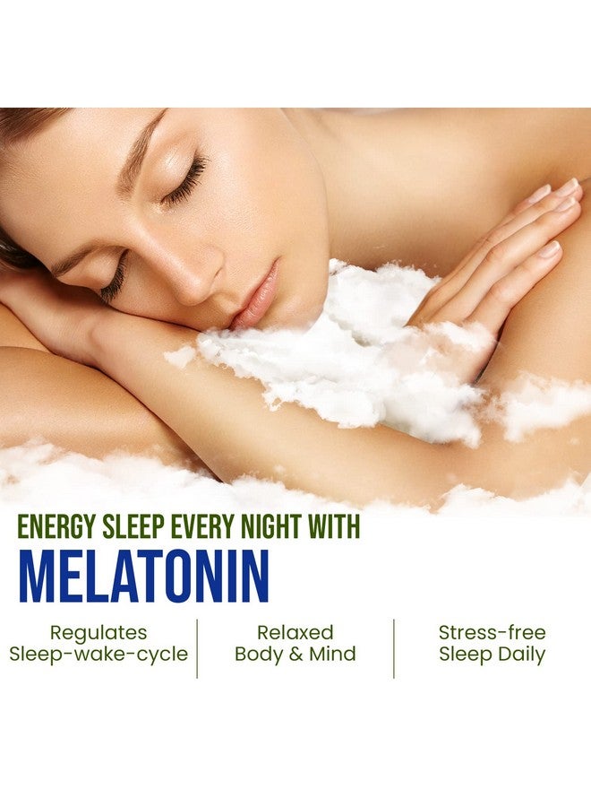 Himalayan organics ميلاتونين فلافدو من هيمالايا العضوية 10 ملغ لدورة نوم صحية | يساعد في تخفيف التوتر والقلق | تحسين التركيز | غير مسبب للإدمان (120 قرص)  - Image 5
