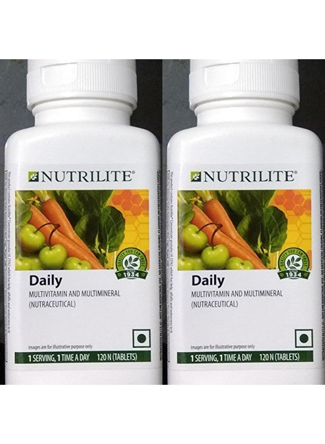 Nutrilite Daily Multivitamin & Multimineral - 120 Capsules (Pack Of 2),2 Count - Image 1