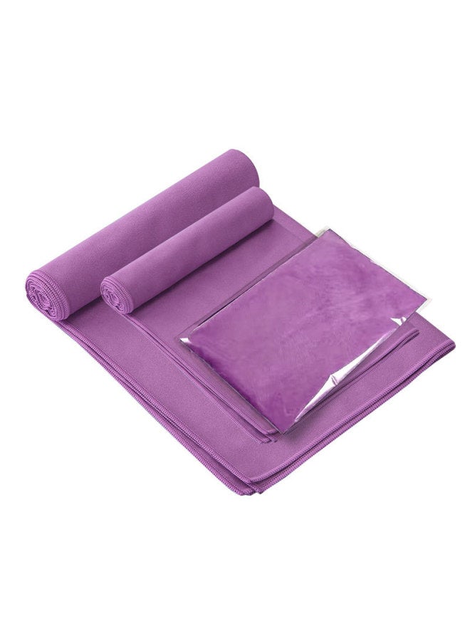 Customized Fine Fiber Sports Quick-drying Towel Absorbent Set Two-piece Swimming Quick-drying Towel Portable Towel Logo