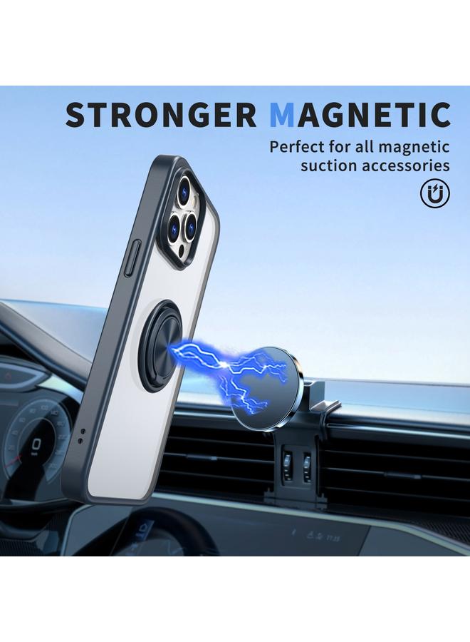 S-TOP Case For iPhone 11 Pro Ring Holder PC Hybrid TPU Phone Case - Image 2