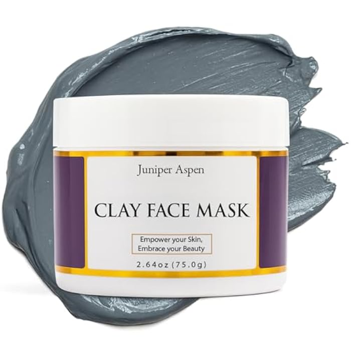JUNIPER ASPEN Kaolin Clay Face Mask for Oily Skin – Deep Pore Cleanser, Oil Control & Detox, Natural Clay Facial Mask for Women & Men – Hydrating & Softening Skincare Treatment - Image 1