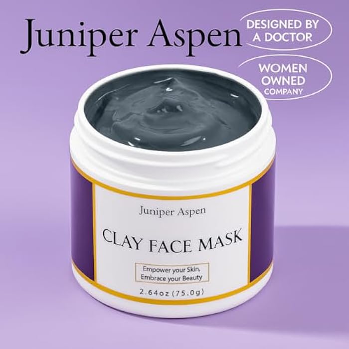 JUNIPER ASPEN Kaolin Clay Face Mask for Oily Skin – Deep Pore Cleanser, Oil Control & Detox, Natural Clay Facial Mask for Women & Men – Hydrating & Softening Skincare Treatment - Image 5
