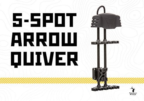 Trophy Ridge 5-Spot Archery Arrow Quiver, Black - Image 2