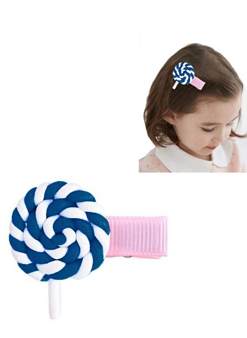 MARGOUN 5 Packs For Hair Clips Lollipop Colourful Flatback Polymer Hair Clips - Image 5