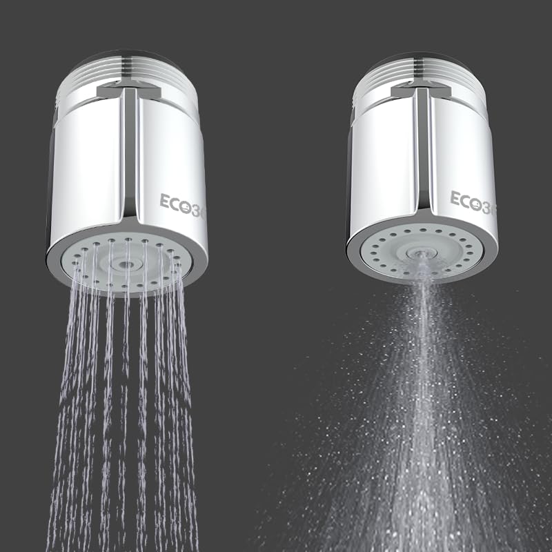 ECO365 Dual Flow X22 Kitchen Tap Aerator with Inner(24mm) & Outer(22mm) Threads (Pack of 1) | Saves upto 60% Water with Alter Flow Style (Foam/Shower) Tap Extender| Easy to Maintain & Do it Yourself - Image 5