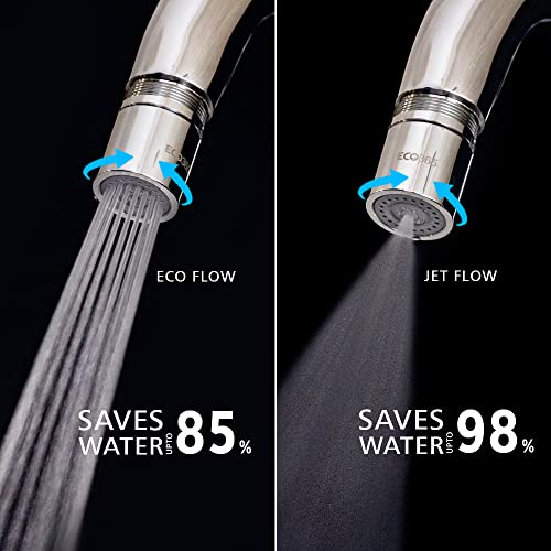 ECO365 Dual Flow X22 Kitchen Tap Aerator with Inner(24mm) & Outer(22mm) Threads (Pack of 1) | Saves upto 60% Water with Alter Flow Style (Foam/Shower) Tap Extender| Easy to Maintain & Do it Yourself - Image 2