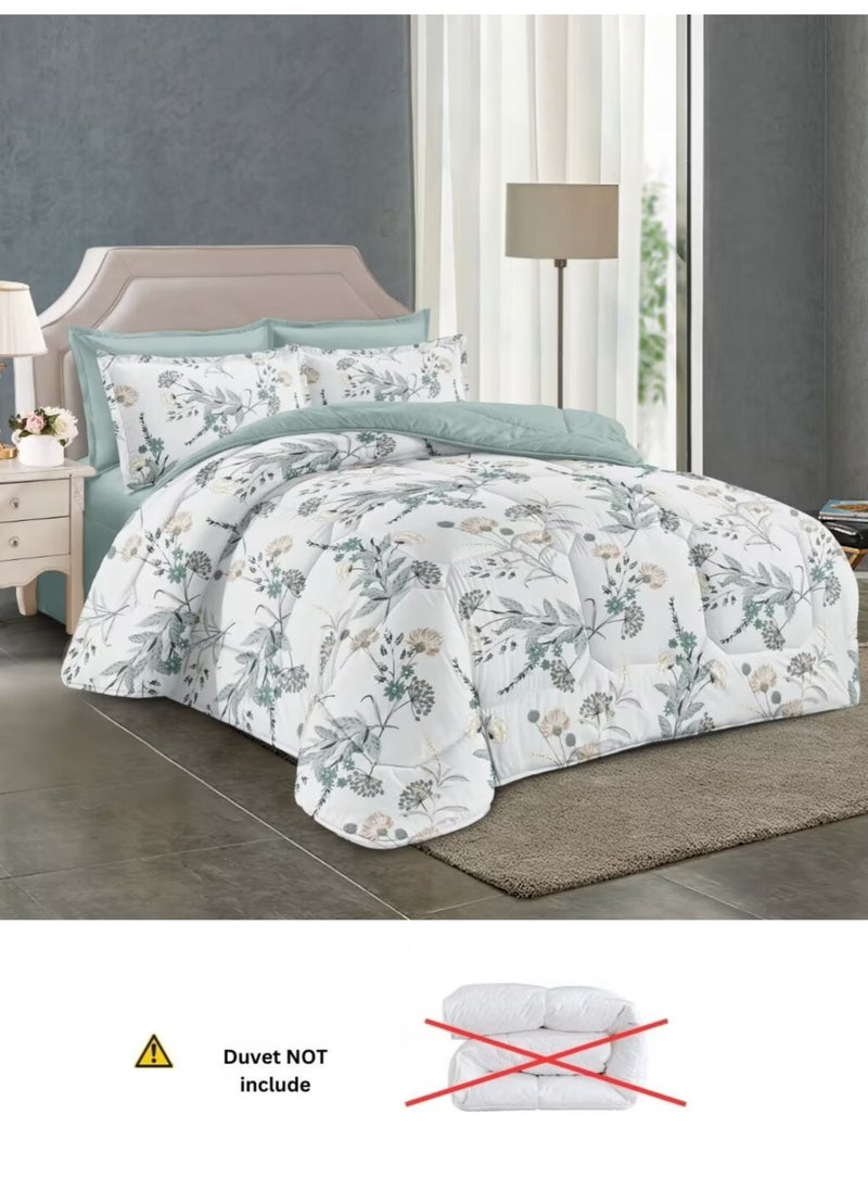 Generic DUOMA duvet cover set , king size ,6pcs set with duvet cover 220*240cm and fit sheet and 4pcs pillowcases  - Image 3