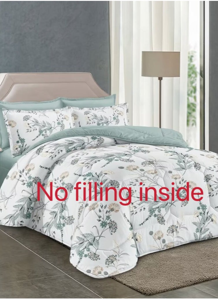 Generic DUOMA duvet cover set , king size ,6pcs set with duvet cover 220*240cm and fit sheet and 4pcs pillowcases  - Image 2