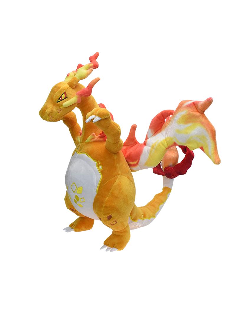 Bluejw 1-Piece Pocket Monsters Figure Charizard Plush Toys 38cm - Image 1