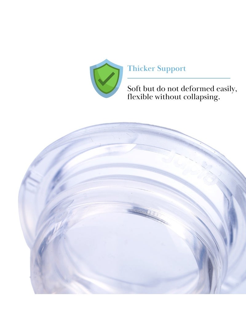 جابلو حلمة من السيليكون ناعمة و خالية من مادة BPA، حجم وسط (2 قطعة/صندوق) طقم من قطعتين - Image 3