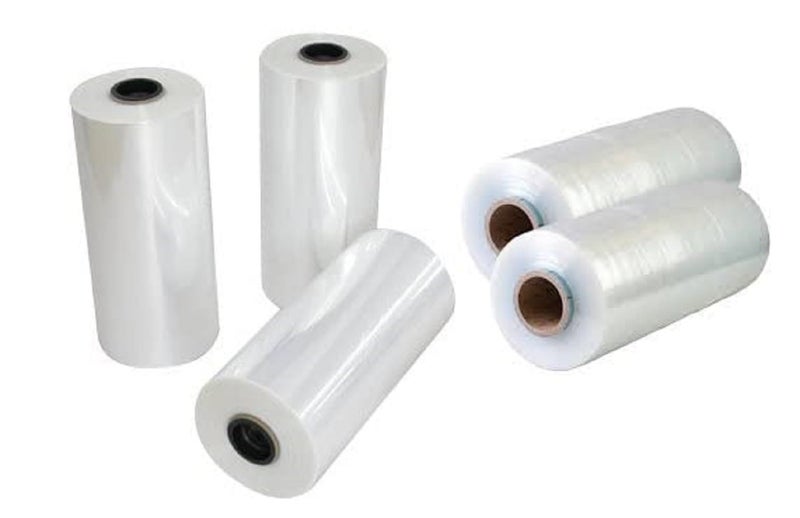 Amit Marketing Packing Cling Film I Compostable Multipurpose Transparent Wrap Roll I 70 Micron, 12 Inch (300 mm) I for Packaging & Safety Needs, Gift, Bakery Items, Bouquet, DIY Crafts I 30 MTR - 5Pcs - Image 1