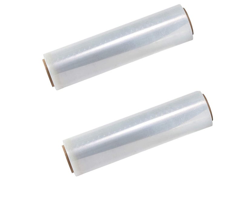 Amit Marketing Packing Cling Film I Compostable Multipurpose Transparent Wrap Roll I 70 Micron, 12 Inch (300 mm) I for Packaging & Safety Needs, Gift, Bakery Items, Bouquet, DIY Crafts I 30 MTR - 5Pcs - Image 2